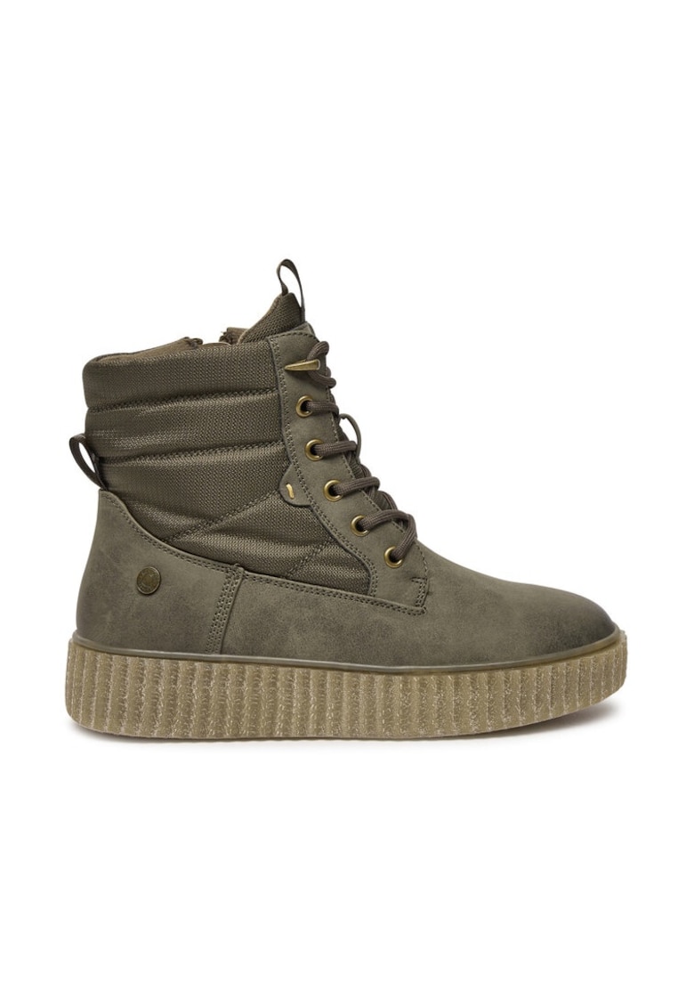 Botine dama - 51440 - Piele ecologica - Maro