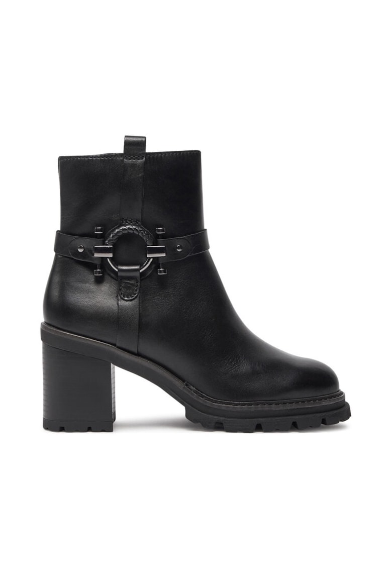 Botine dama - 42957 - Piele naturala - Negru