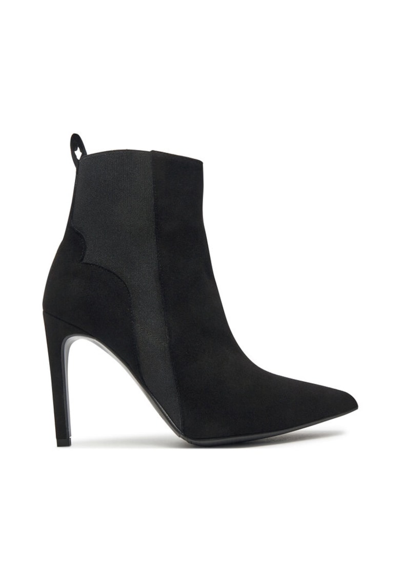 Botine dama - 47860 - Piele naturala - Negru