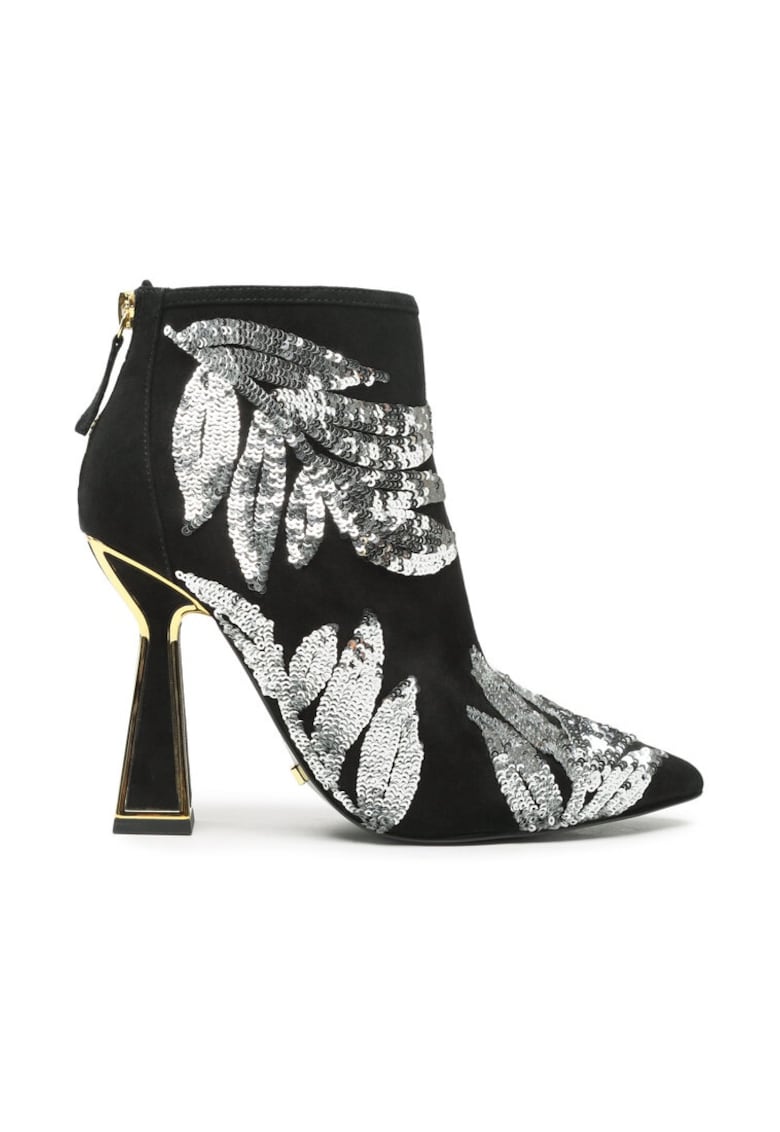 Botine dama - 19681 - Piele naturala - Negru