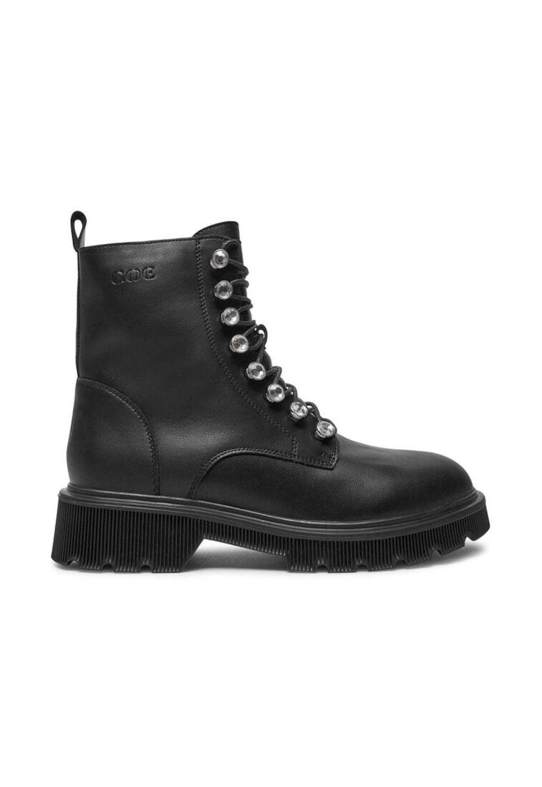 Botine dama - 80020 - Piele naturala - Negru
