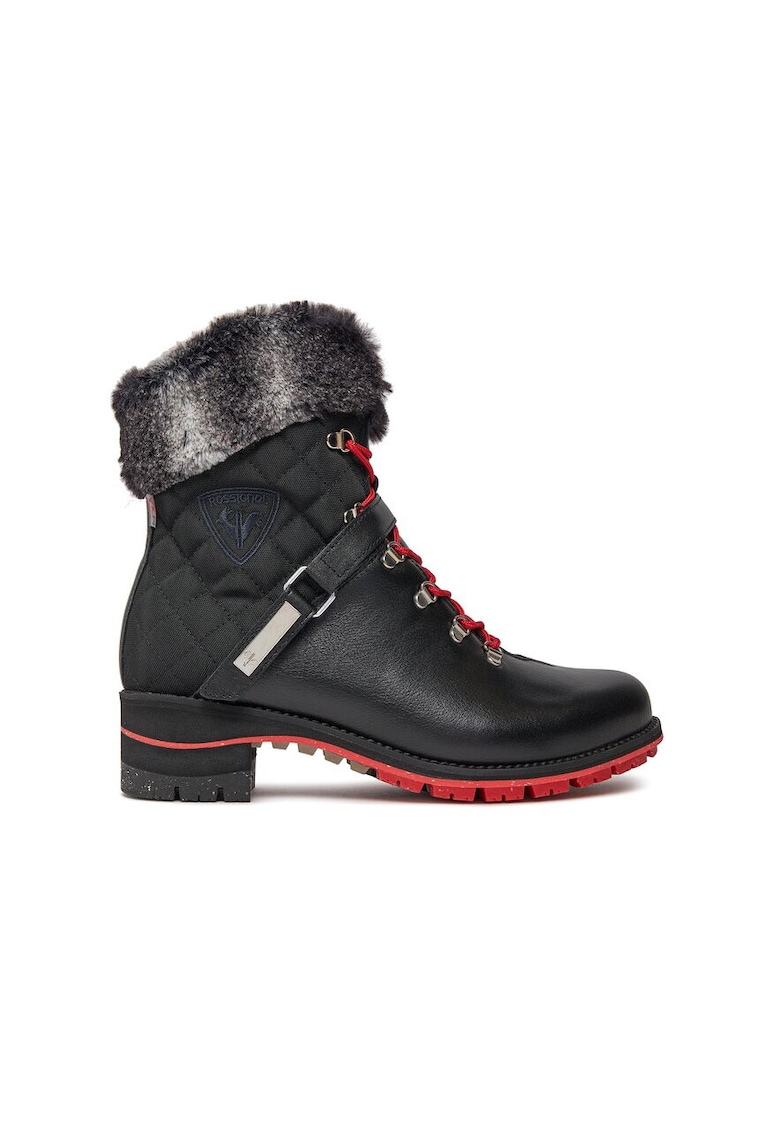 Pantofi sport dama - 27081 - Piele naturala - Negru