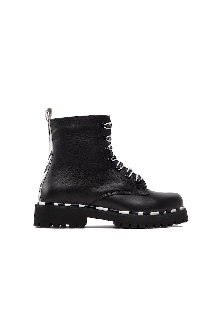 Piazza Pantofi sport dama - 25207 - Piele naturala - Negru