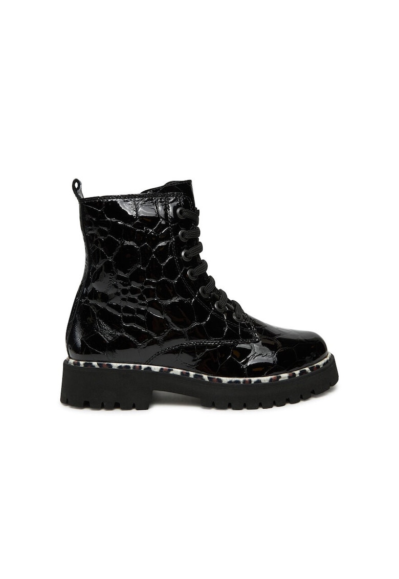 Piazza Pantofi sport dama - 73395 - Piele lacuita - Negru - Negru