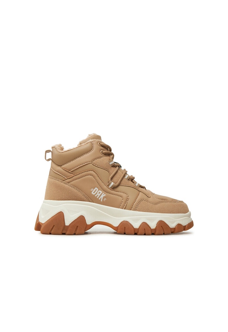 Pantofi sport dama - 64662 - Piele ecologica - Bej