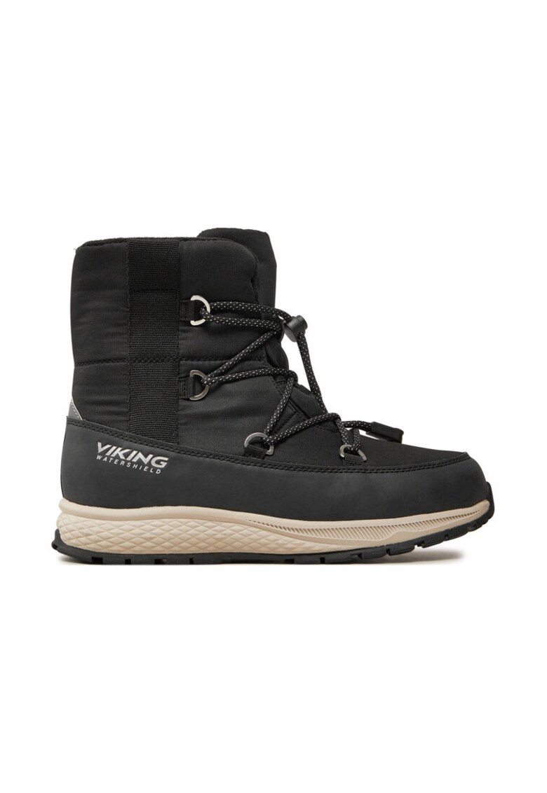 Cizme dama - 89026 - Piele ecologica - Negru