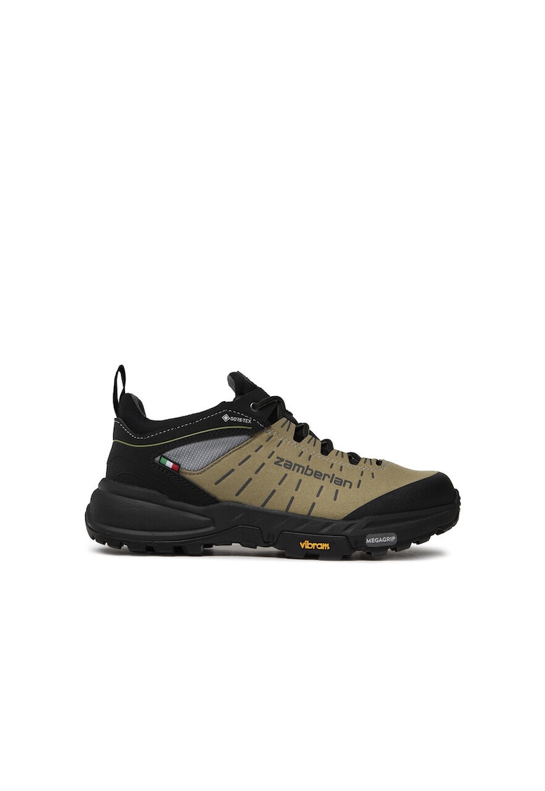Pantofi sport dama - 39610 - Textil - Kaki - Negru