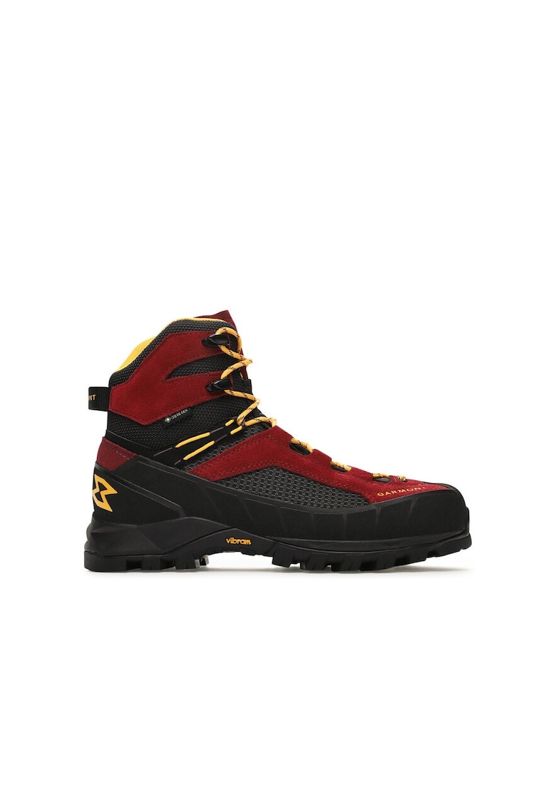 Pantofi sport dama - 51564 - Piele naturala - Rosu - Negru