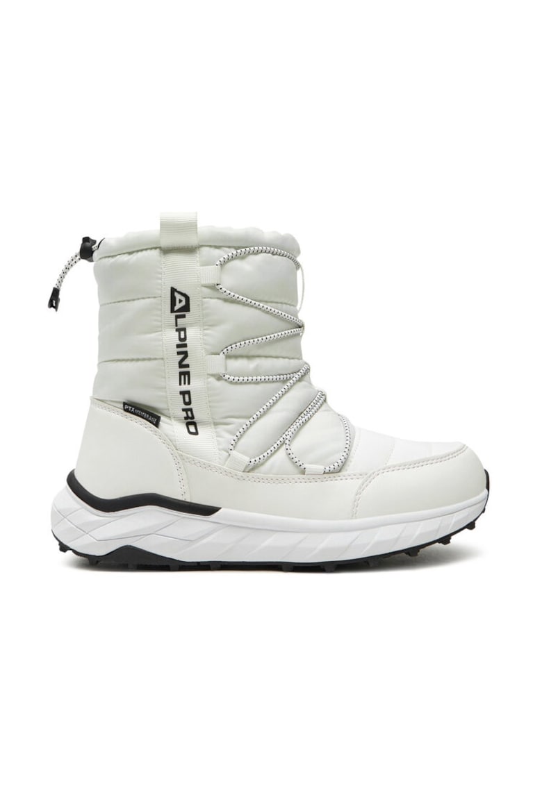 Cizme dama - 60947 - Piele ecologica - Alb