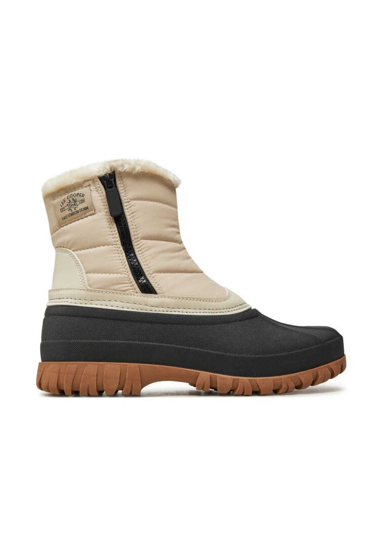 Cizme dama - 22686 - Sintetic - Bej - Negru