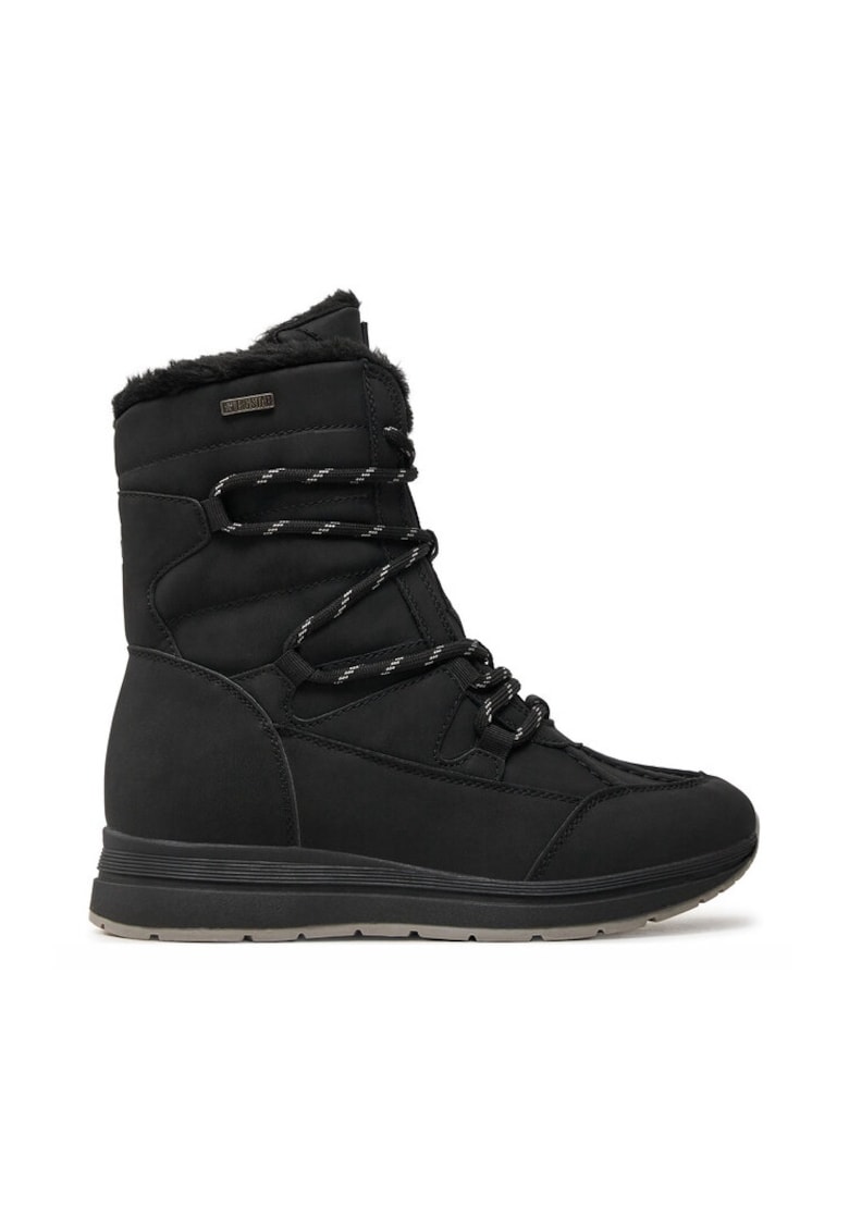 Cizme dama - 73183 - Piele ecologica - Negru
