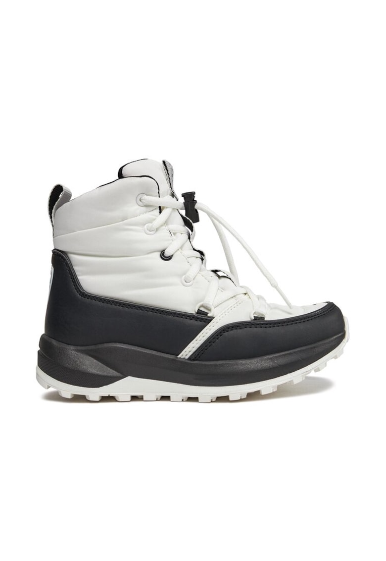 Cizme dama - 29461 - Piele ecologica - Alb