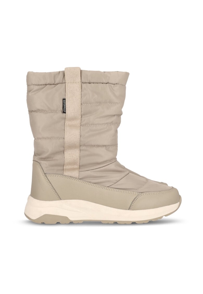 Cizme dama - 57803 - Piele ecologica - Ecru