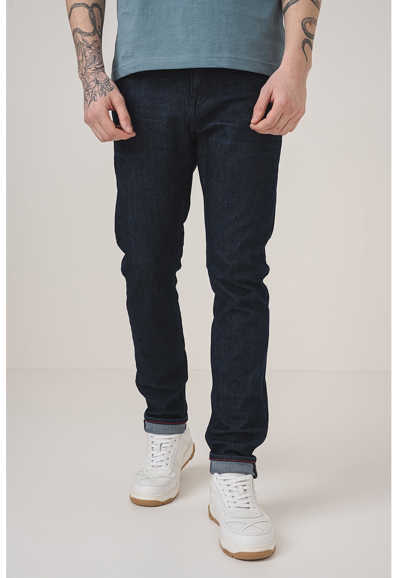 Blugi regular fit cu talie medie