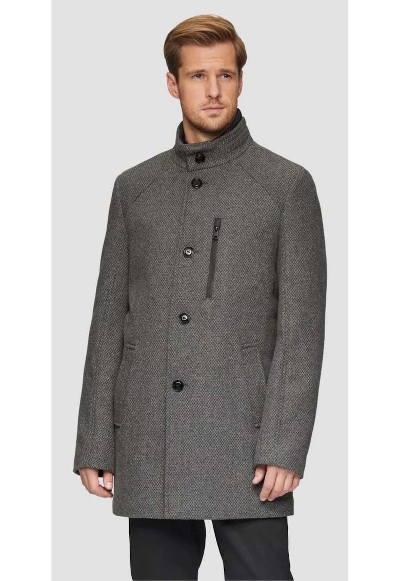 Palton barbatesc - dublu - 2 buzunare inclinate - Croiala normala -