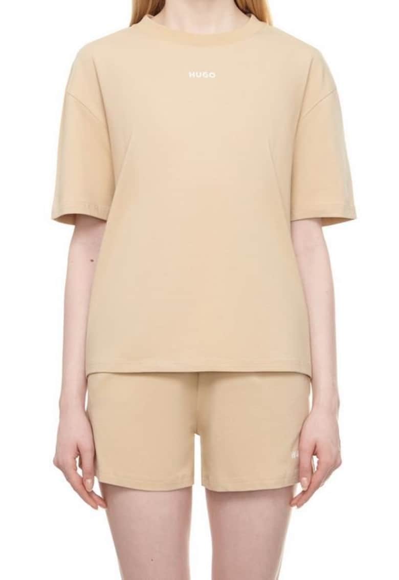 Hugo Tricou din amestec de modal cu logo discret
