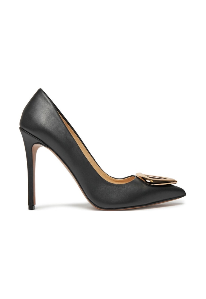 Pantofi dama - 47945 - Piele naturala - Negru