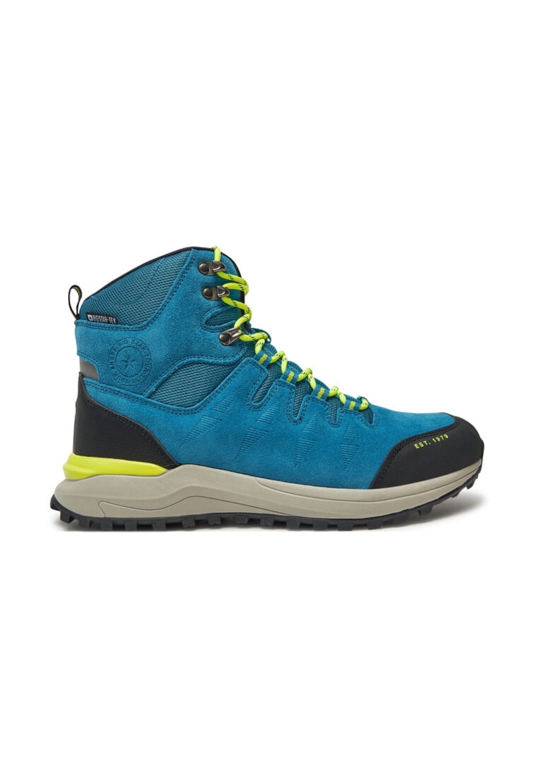 Ghete barbati - 71363 - Piele naturala - Albastru