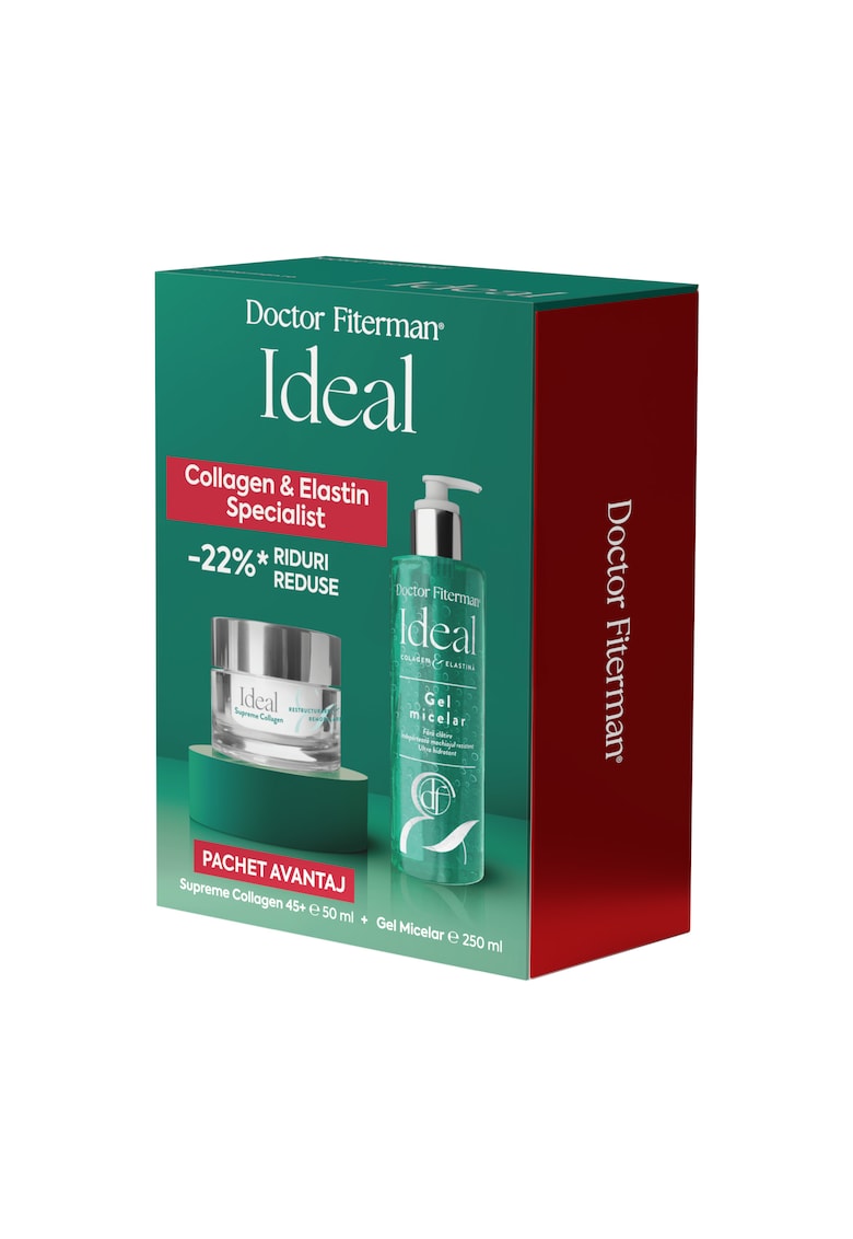 Pachet Fiterman: Crema de zi 45+ - 50 ml + Gel micelar - 250 ml
