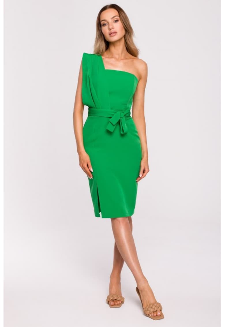 Rochie cambrata pe un umar -