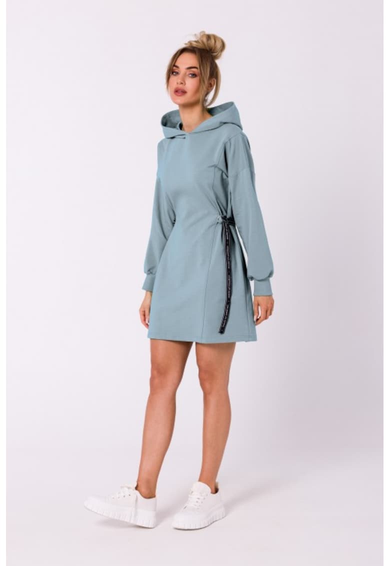 Rochie hanorac mini cu croiala oversize - Rochie hanorac mini cu croiala oversize -