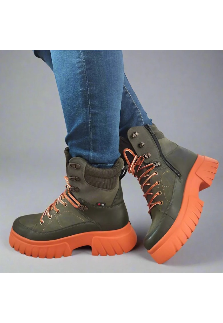 GHETE CASUAL DAMA W1871-54 VERZI KAKI