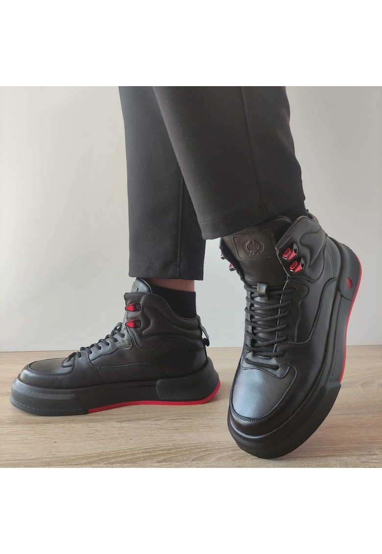 Ghete Sport Barbati H6999 Negre - Negru