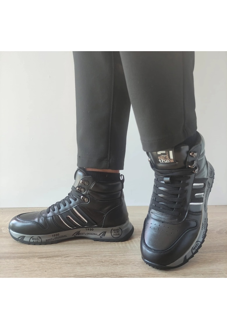 Ghete Sport Barbati I011 Negre - Negru - Negru