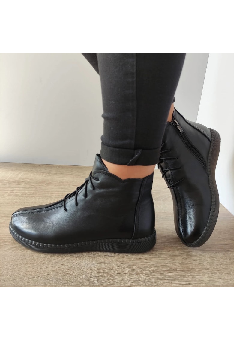 Ghete Casual Dama Sc9580 Negre - 36 - Negru