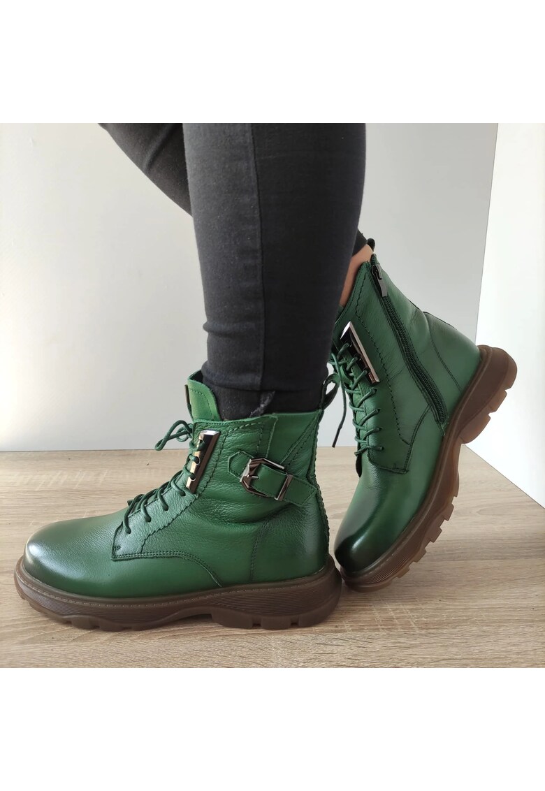 Ghete Casual Dama A935 - - Verde