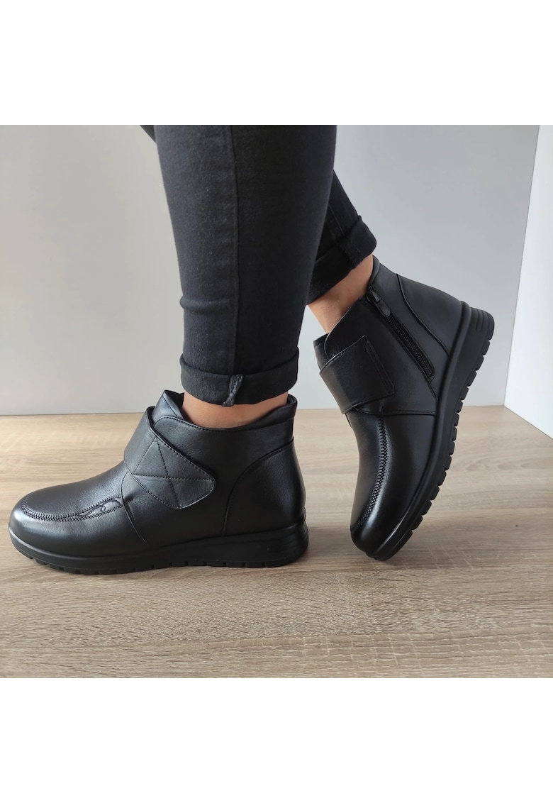 Ghete Casual Dama M029 - - Negru