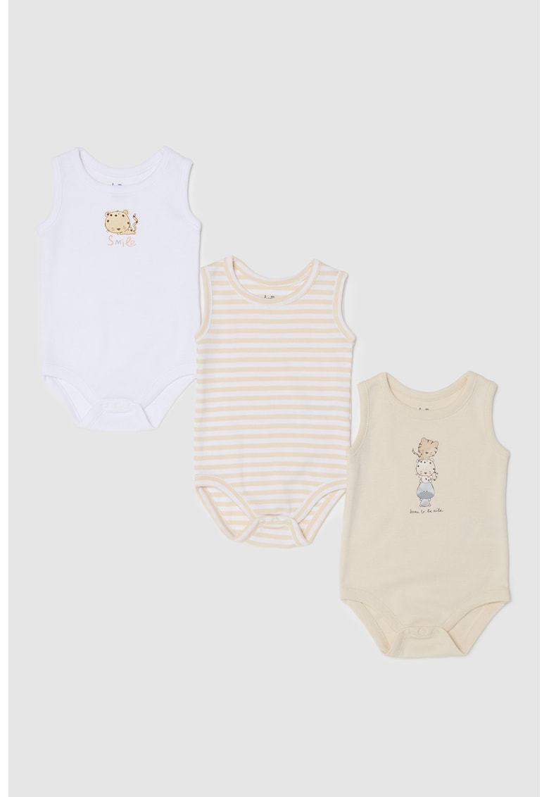 Set de body-uri cu model - 3 piese