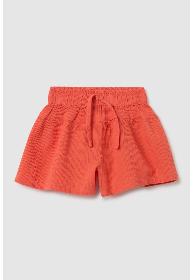 Pantaloni scurti uni texturati - Coral