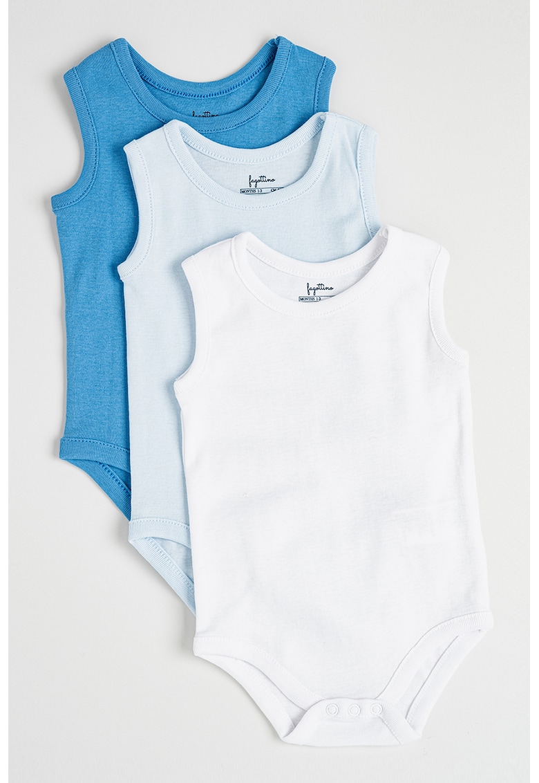 Set de body-uri cu model uni - 3 piese