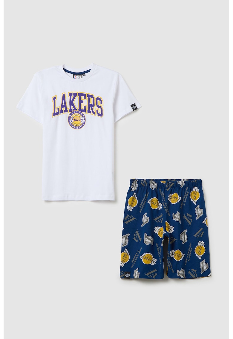 Pijama din bumbac Los Angeles Lakers