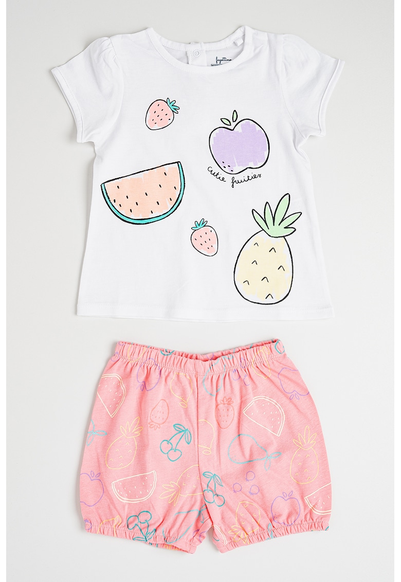 Pijama scurta cu imprimeu