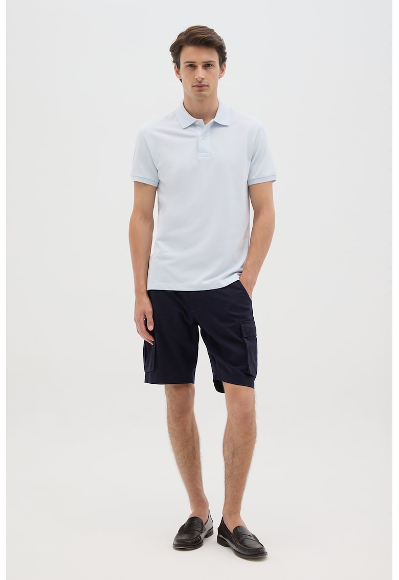 Pantaloni scurti cargo cu talie medie