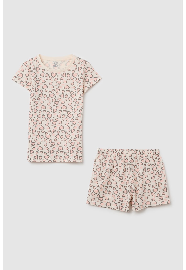 Pijama de bumbac cu model