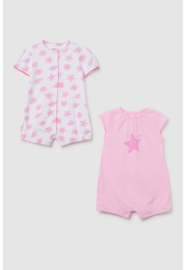Set de body-uri cu imprimeu cu stele-de-mare - 2 piese