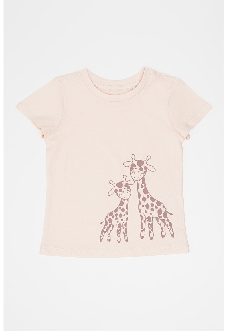 Tricou cu imprimeu girafa