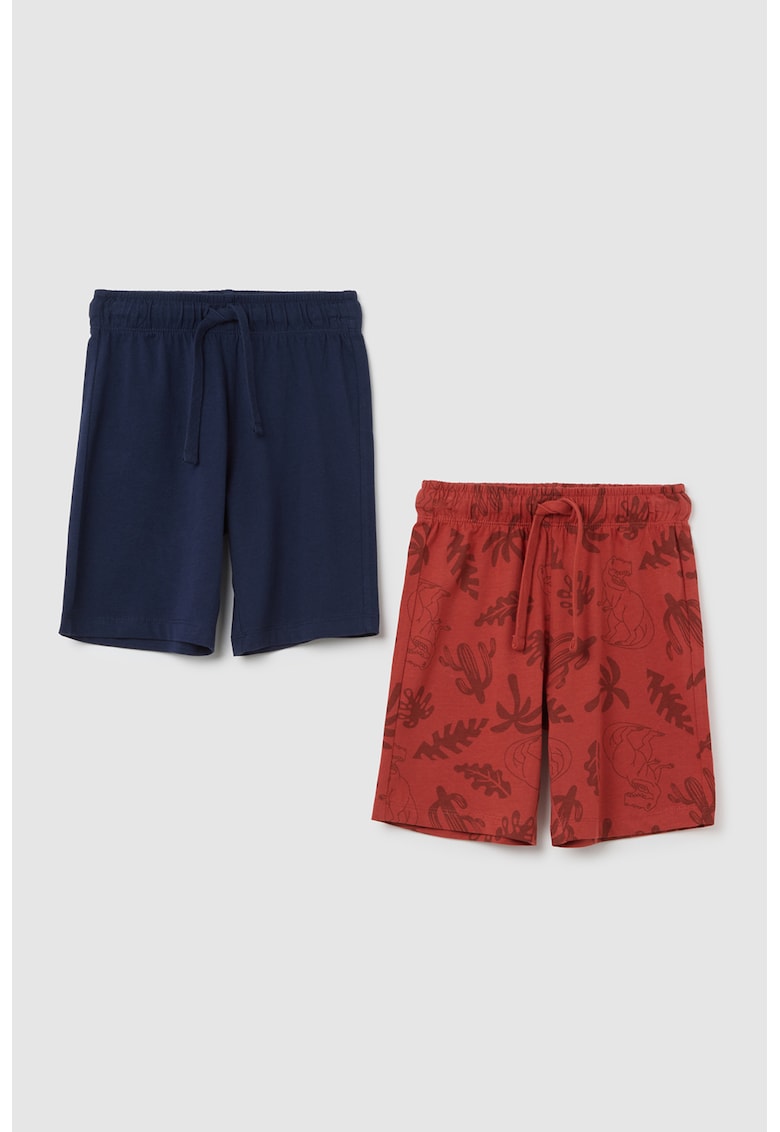 Set de pantaloni scurti cu snur de ajustare - 2 piese