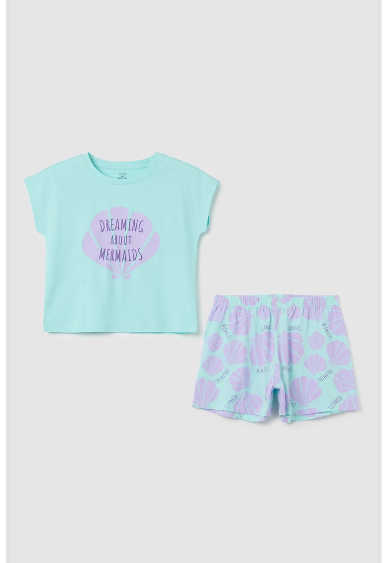 Pijama scurta cu imprimeu Pijama scurta cu imprimeu