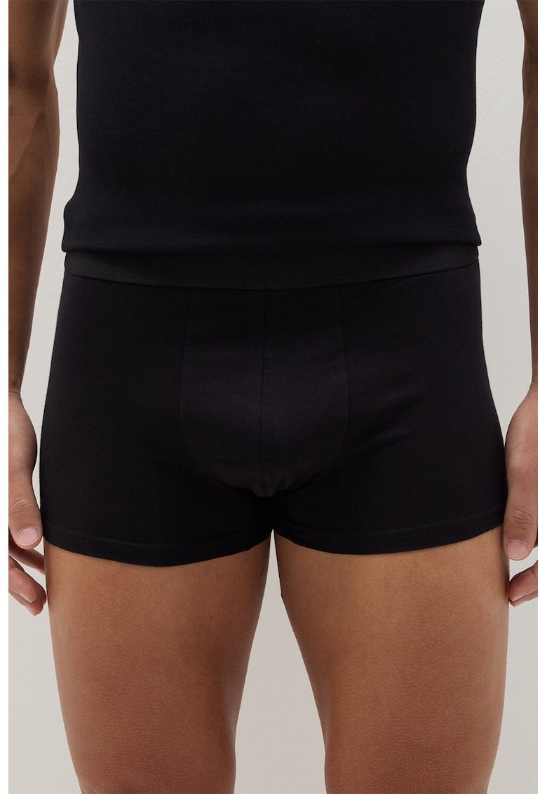 Set de boxeri din amestec de bumbac - 3 perechi - Negru