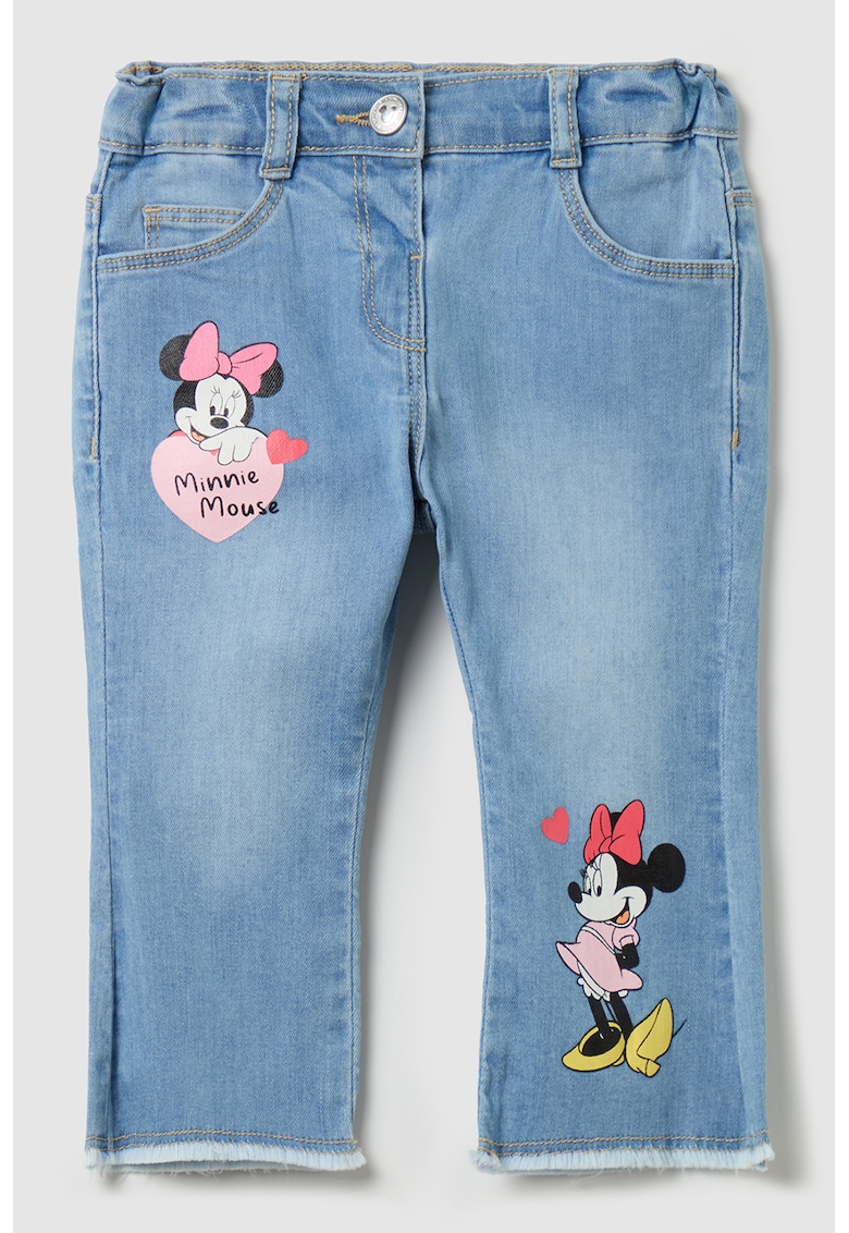Blugi cu imprimeu Minnie Mouse - Albastru deschis