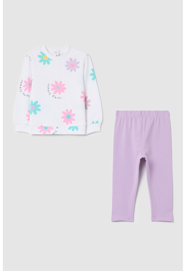 Trening de bumbac cu imprimeu floral