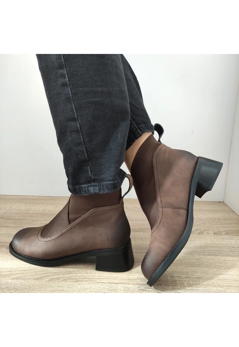 Ghete Elegante Dama B21-1 Maro Coffee - Maro