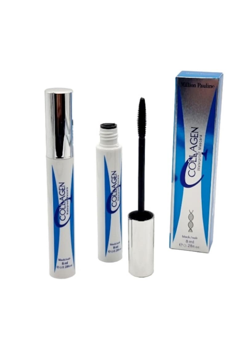 Rimel pentru alungirea genelor - Collagen Mascara - Waterproof - Negru - 8 ml