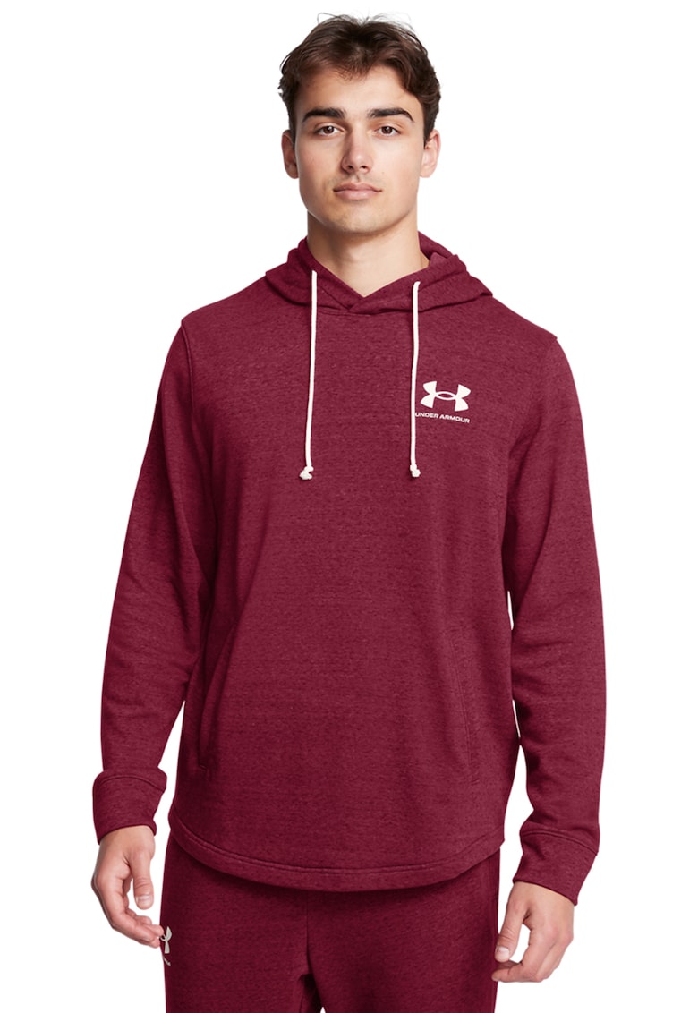 Hanorac din terry pentru fitness Rival