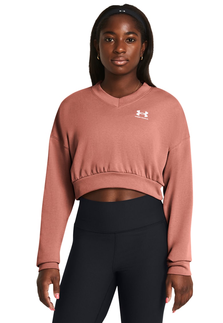 Bluza crop supradimensionata de trening din material terry Rival