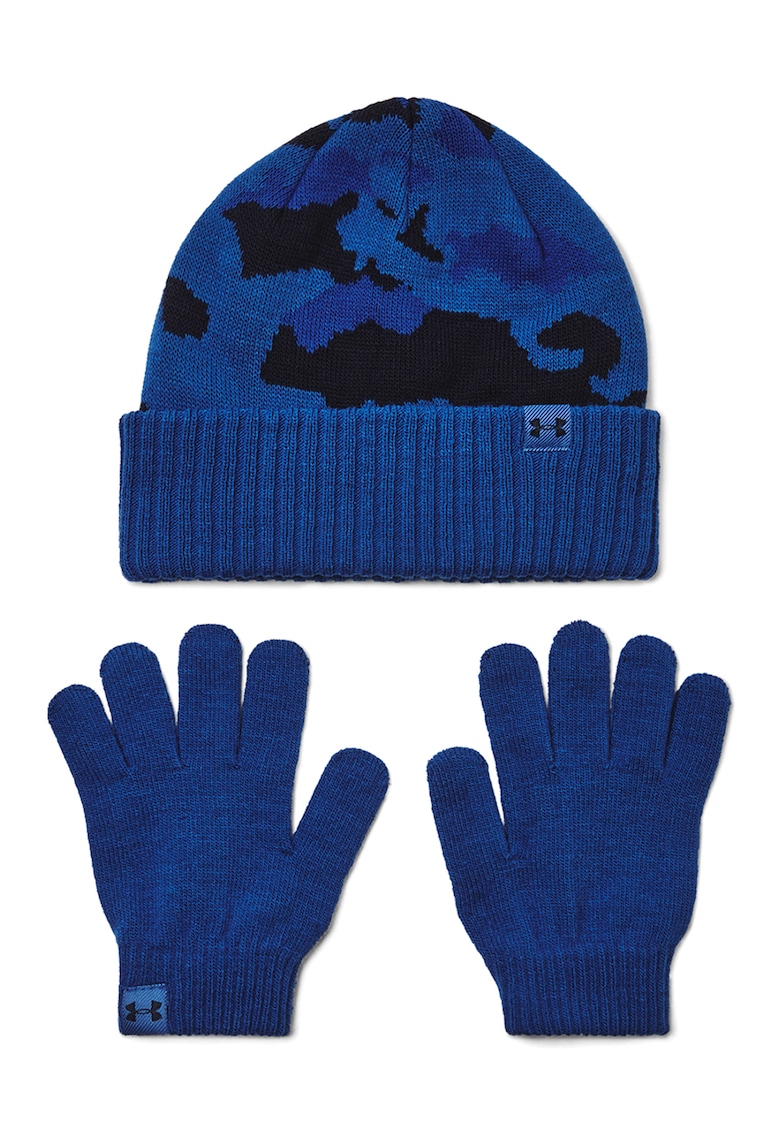 Set de manusi si caciula tricotate